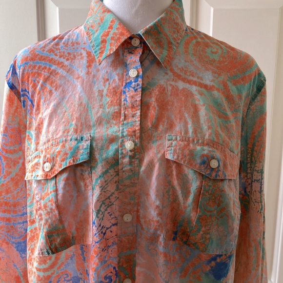 Ralph Lauren Jeans Co Button-Down Shirt Multicolor Size 1X - Picture 4 of 11